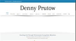Desktop Screenshot of dennyprutow.com
