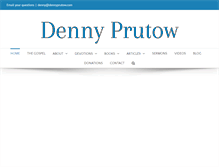 Tablet Screenshot of dennyprutow.com